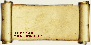 Janko Čorbić vizit kartica